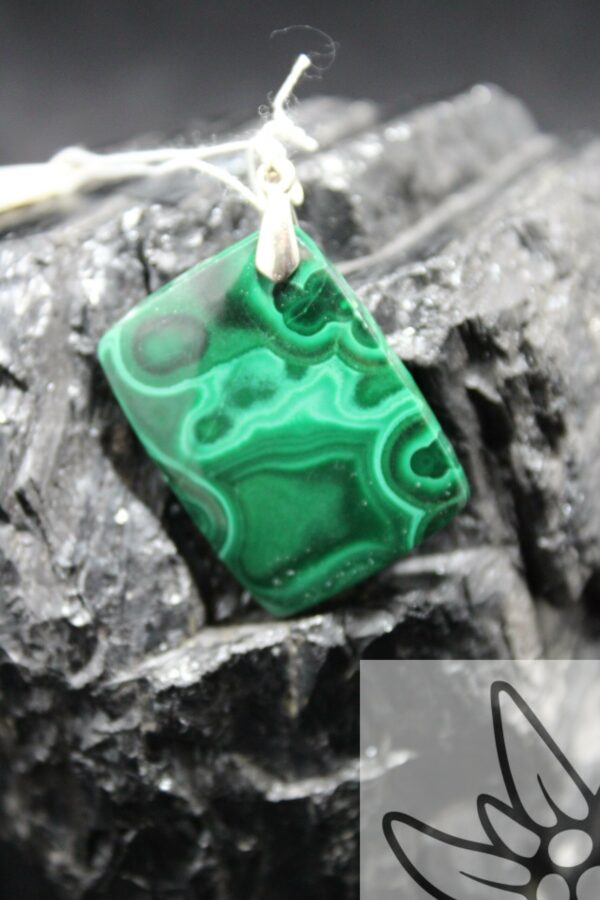 Pendentif Malachite dos polis